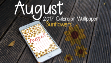 August 2017 Calendar Wallpaper Header
